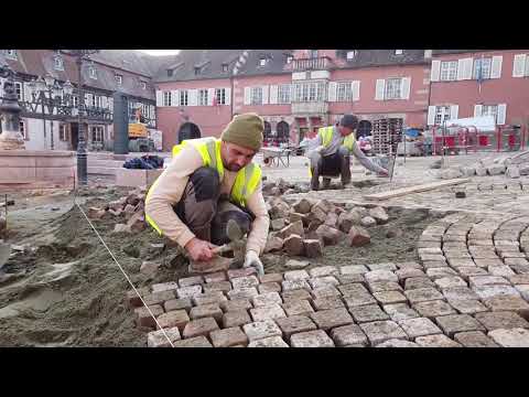 Vidéo: Pavage En Pierre: Pose De Dalles De Pavage En Pierre Naturelle, Pavés En Pierre Brute Naturelle Et Rivière, Du Daghestan Et D'autres