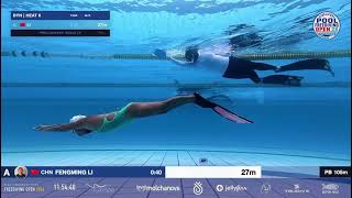 2027 Singapore Freediving open comp / mono fins / live steam 