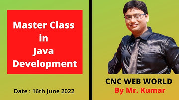 Free java  workshop by Kumar | CNC WEB WORLD