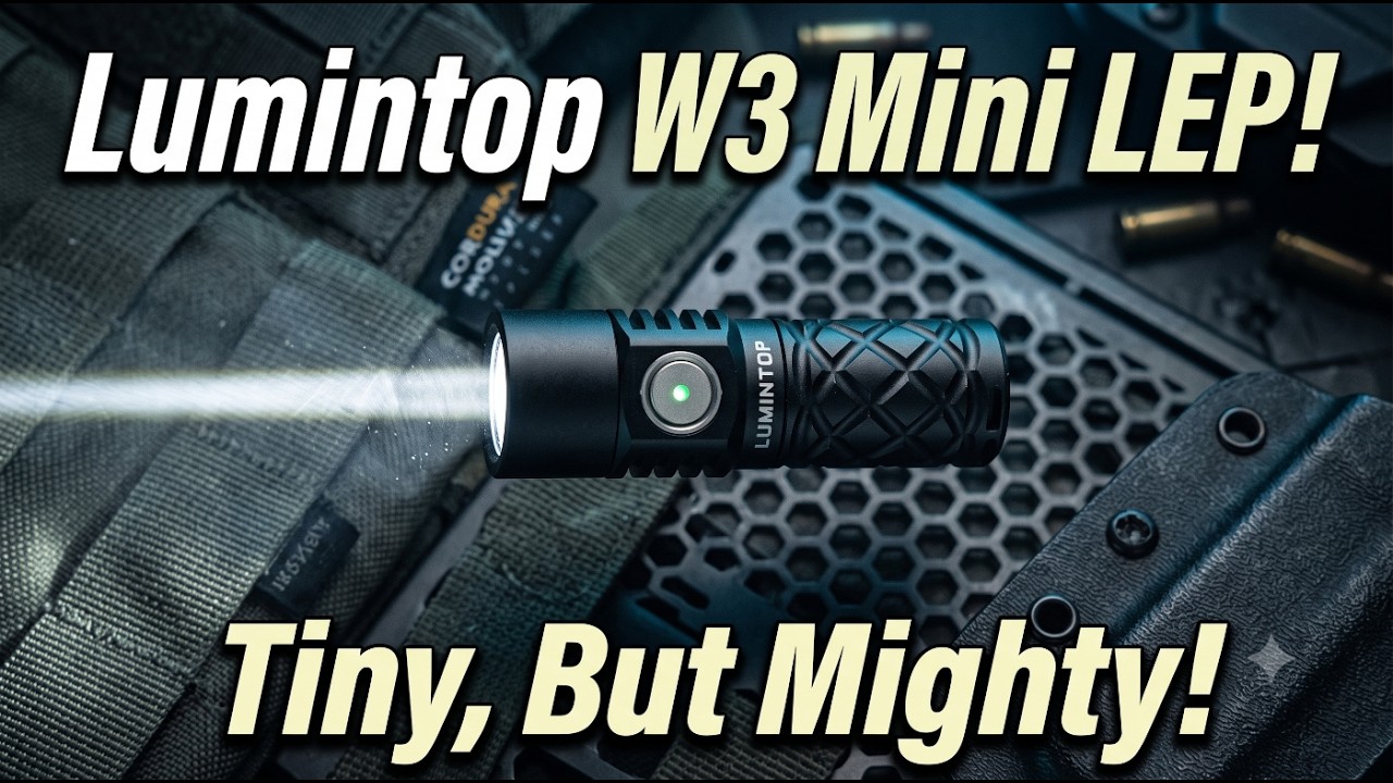 Lumintop W3 - Tiny But Mighty! - YouTube