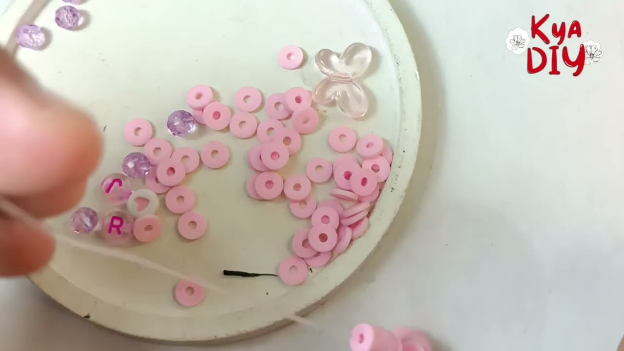 Tutorial Membuat Gelang Manik Nama | Gelang Manik Nama