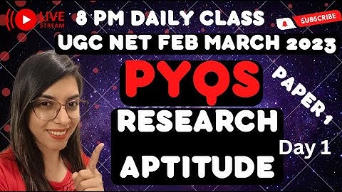 UGC NET Feb March 2023 PYQs | Paper 1 | Research Aptitude | Paper 1 | by Navdeep Kaur