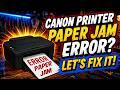 How To Fix Canon Printer E03 Error (Paper Jam Error)