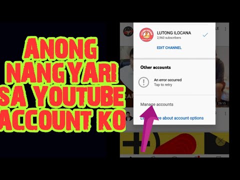 HOW TO RECOVER YOUTUBE ACCOUNT LOST -TAGALOG TUTORIAL