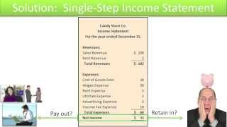 Preparing Single and Multi-Step Income Statements - Slides 10-11