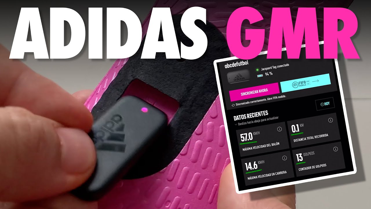 adidas GMR, el chip que te dirá qué tan duro le pegas balón - YouTube