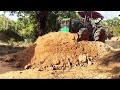 Tractor Kubota M6040 Push Forest &amp; Soil #Machines Mighty