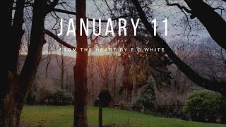 Daily Devotionals: From the Heart by E.G White. 11/01/2022