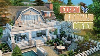 Уютное семейное гнездышко🐦│Строительство│Cozy Family Nest│SpeedBuild│NO CC [The Sims 4]