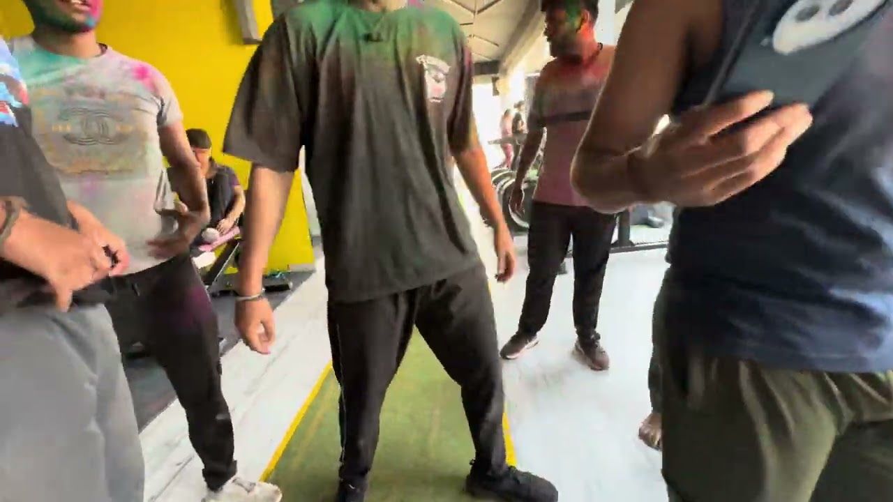 Holi Celebration 🎉 Fitness Waala Training Centre.      #holi #fitnesswaala #trending 