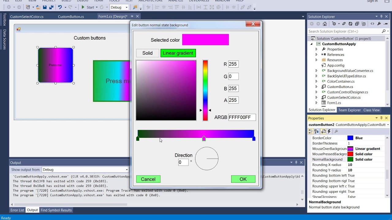 WinForms user controls demo, WPF database app demo - YouTube
