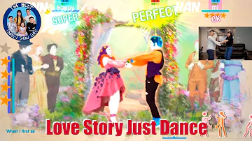 Fumbling and Failing at Just Dance 2022 Love Story dance! Taylor Swift #dance #justdance #nintendo