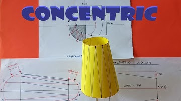 CONCENTRIC ROUND REDUCER. How to make/fabricate it? Sheet Metal Fabrication .
