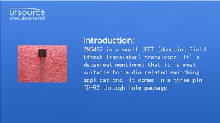 2N5457 Small JFET Transistor, Utsource