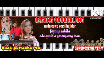 karaoke regang panghalang nada cewe versi Bajidor (Fanny Sabila )/( Ade Astrid & gerengseng team )