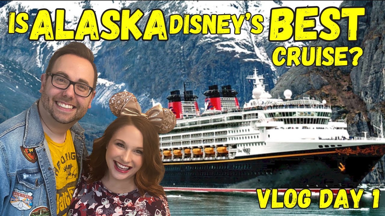 First day excitement on an Alaska Disney Cruise