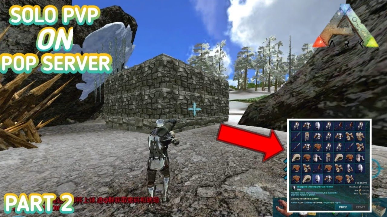 SOLO PVP ON POP SERVER - PART 2- PVP WITH HACKERS