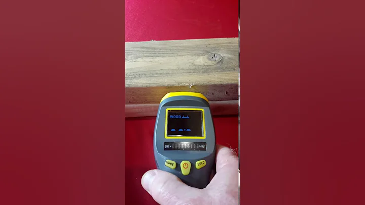 General Tools Moisture Meter in Action