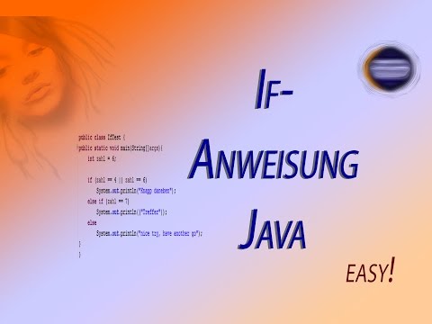 If Anweisung Java (Ganz Einfach)