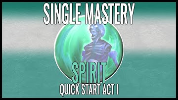 Titan Quest Spirit Single Mastery - Act 1 Quickstart