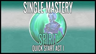 Titan Quest Spirit Single Mastery - Act 1 Quickstart