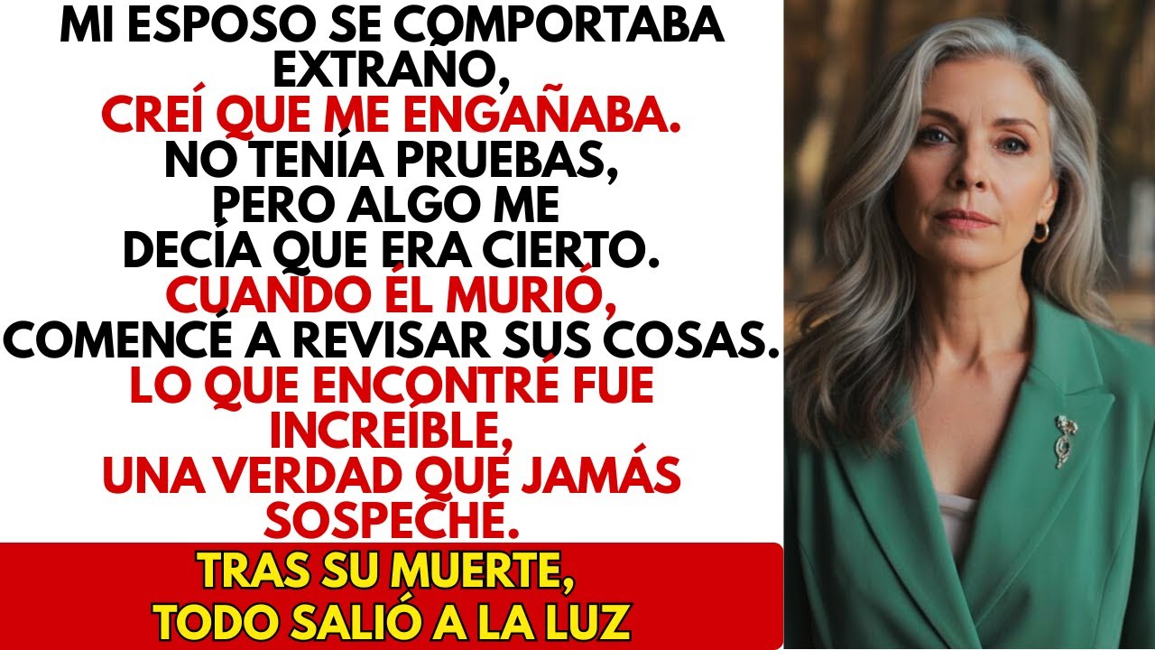 Mi Esposo Parecía Engañarme... Tras Su Muerte Descubrí La Impactante Verdad
