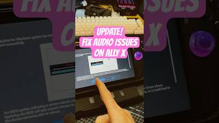 This update fixes Allly X Audio Issues ! Quick and easy! #allyx #rogally