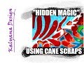 "Hidden Magic" technique using cane scraps - polymer clay tutorial 050