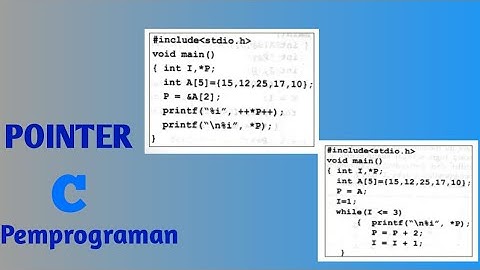 POINTER _PEMPROGRAMAN C