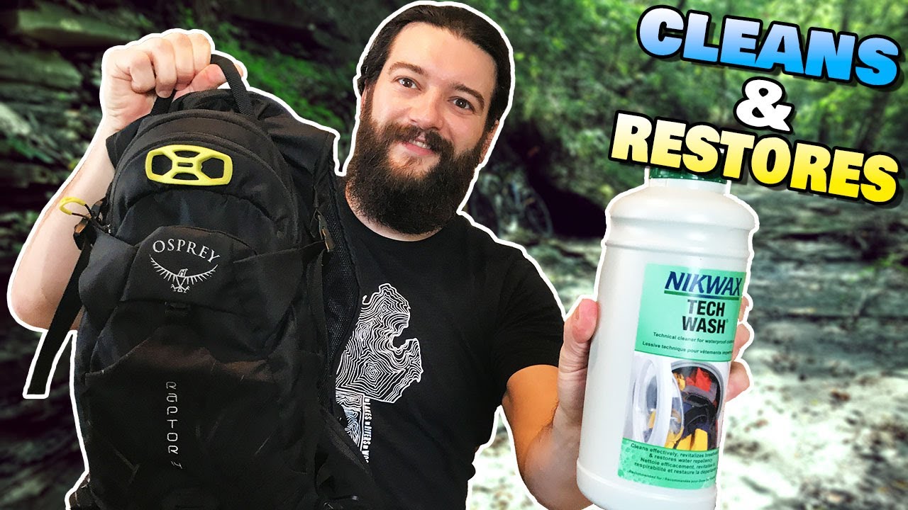 How to Hand Wash a Backpack Nixwax Tech Wash | Osprey - YouTube