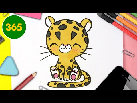 COMMENT DESSINER UN MIGNON LEOPARD KAWAII