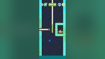 save the fish level 28 -mobile game/fishdom #shorts