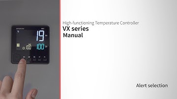 [Hanyoungnux] Temperature controller VX series - Alert selection