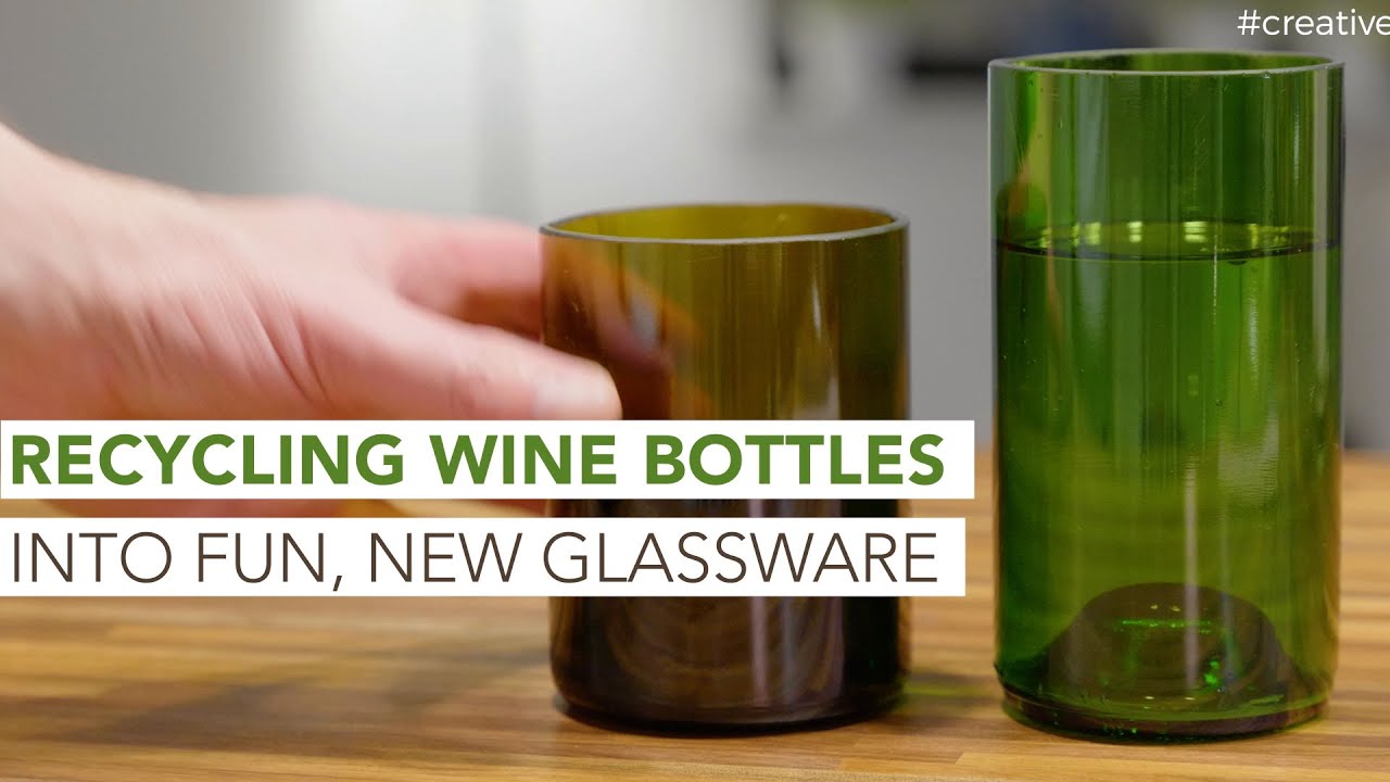 How to Turn Bottles Into Drinking Glasses - FeltMagnet