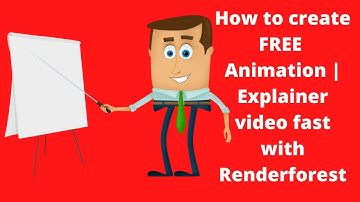 How to create Animation | Explainer video fast with Renderforest
