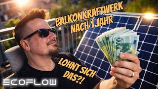 1 Jahr BALKONKRAFTWERK ☀️ - WAS bringt es WIRKLICH?