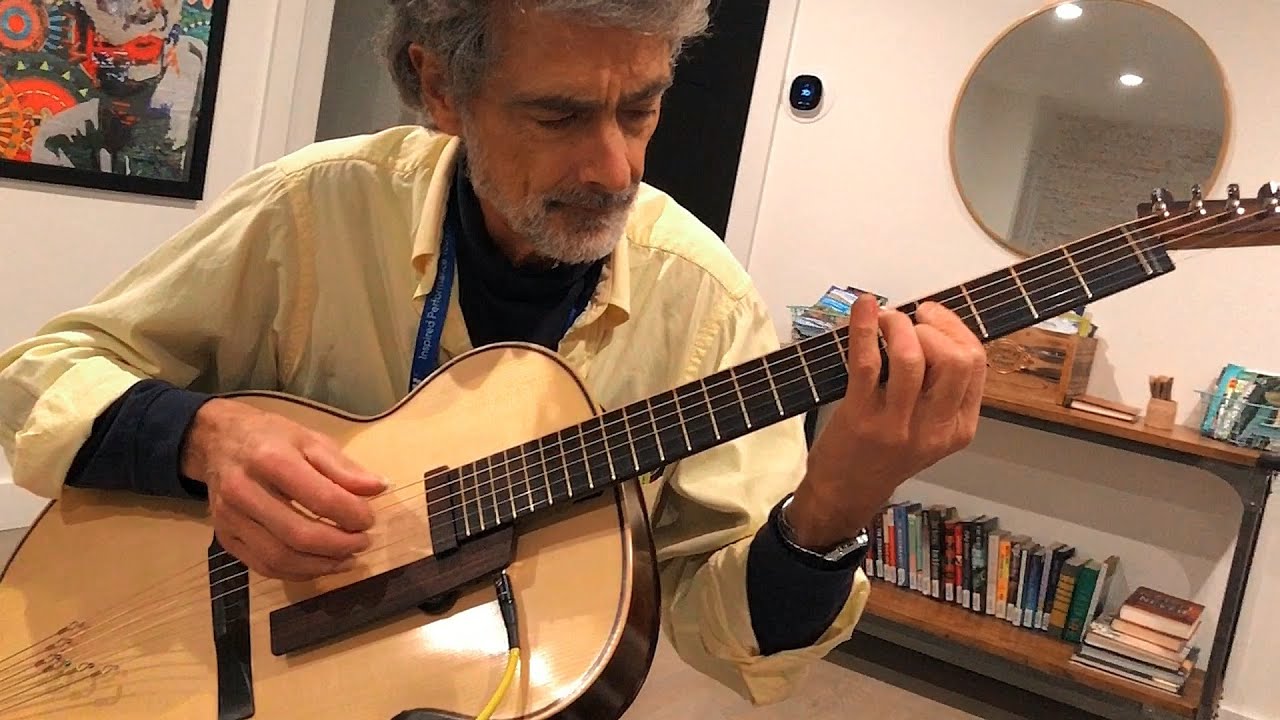 Kinloch Nelson playing Cindy, an Archtop Guitar made by Krzysztof