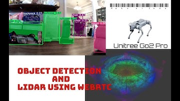 Unitree Go2 Pro Object Detection and Lidar using WebRTC, YOLO11 and RF-DETR #robotics #ai