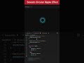 Smoot ripple animation using HTML and CSS