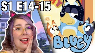 TAKEAWAY!! - Bluey Season 1 Episodes 14-15 REACTION - Zamber Reacts