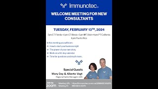 New Consultant Welcome Call
