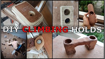 Making DIY Wooden Climbing Holds