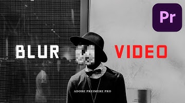 Blur Moving Objects & Background in Abode Premiere Pro (2024)