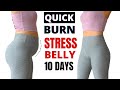 Quick burn stress belly! de-bloating workout that works fast | Effective PMS workout