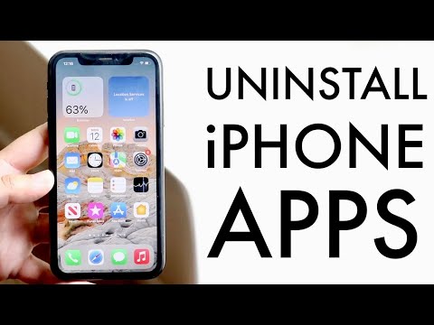 Video: Hur avinstallerar jag appar på iphone?