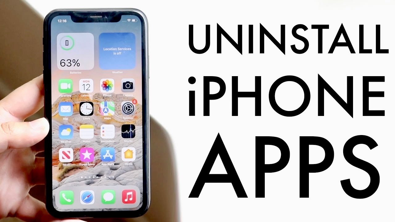 How To Uninstall Apps On Iphone! (Ios 15 / Ios 14)