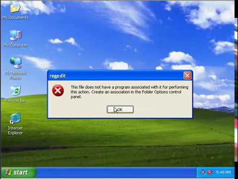 Deleting regisry values in windows xp