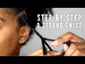 How To 3 Strand Twist | Slowed Down!!