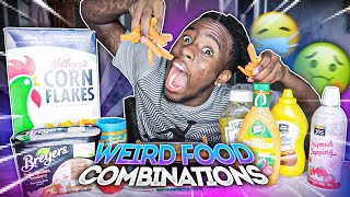 TRYING EXTREME WEIRD FOOD COMBINATIONS!! *I ALMOST THREW UP*