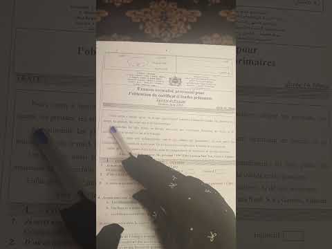 6ème année primaire correction de l' examen provincial تصحيح الإمتحان الإقليمي دورة يونيو الفرنسية